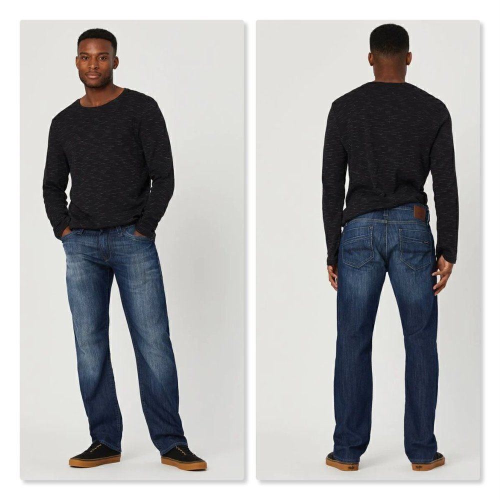 Mavi 'Zach' Straight Leg Jeans - size 38/34